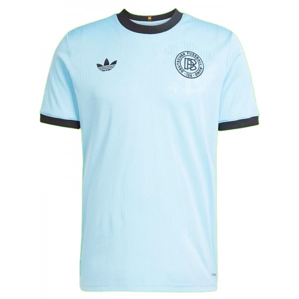 Germany maillot de football pour adulte tenue de sport bleu ciel pour homme 125e anniversaire 2025-2026